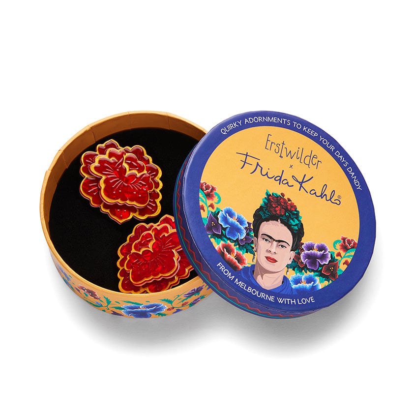 Erstwilder - Flower of Life Hair Clips Set - 2 Piece - Frida Kahlo (2024)