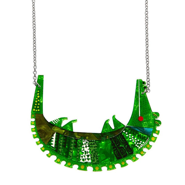 A Crocodile Named Growl Necklace | Erstwilder x Clare Youngs (2024)