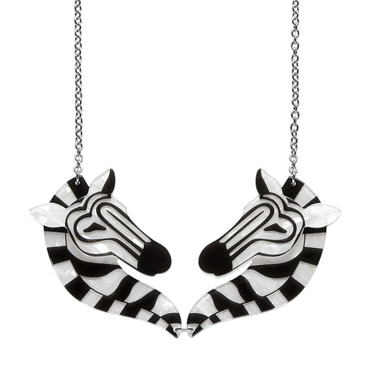 Erstwilder - Zelda the Zany Zebra Necklace - Fan Favorites (2024)