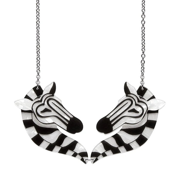 Erstwilder - Zelda the Zany Zebra Necklace - Fan Favorites (2024)