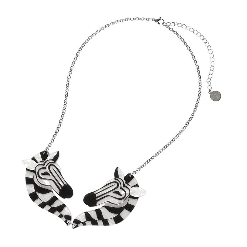 Erstwilder - Zelda the Zany Zebra Necklace - Fan Favorites (2024)