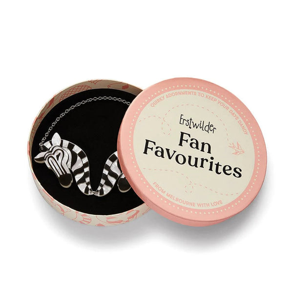 Erstwilder - Zelda the Zany Zebra Necklace - Fan Favorites (2024)