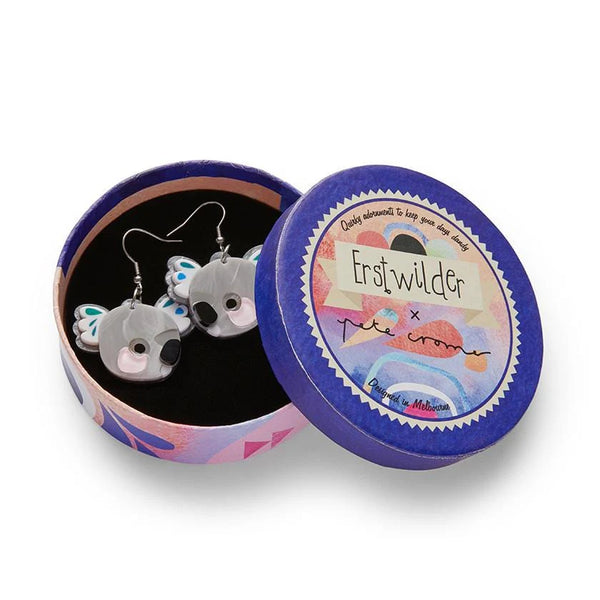 Erstwilder - The Kuddly Koala Drop Earrings - Pete Cromer II (2020)