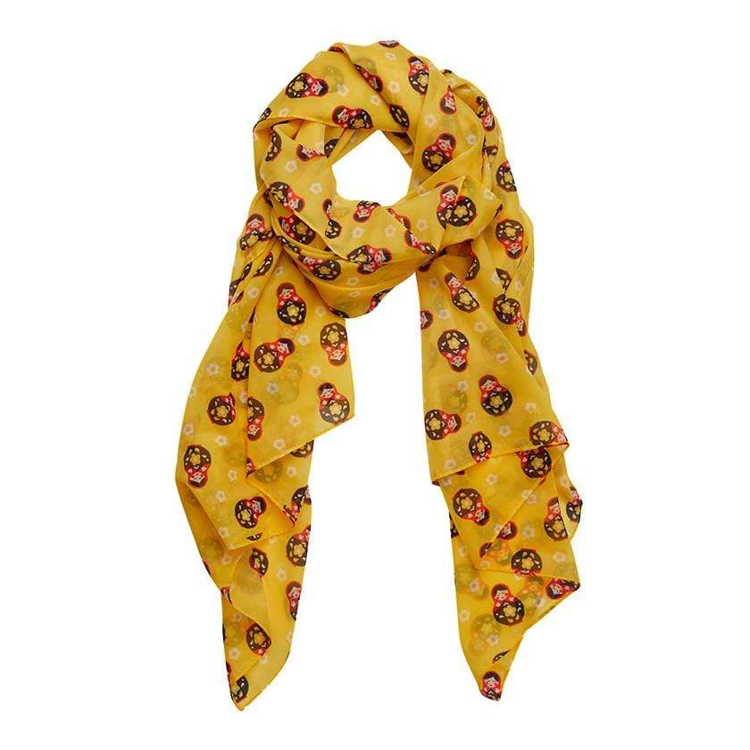 Matryoshka Memories Neck Large Neck Scarf