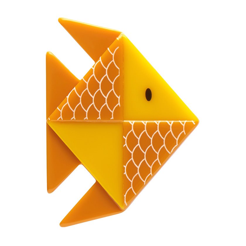 Erstwilder - The Memorable Goldfish Brooch - Origami (2023)