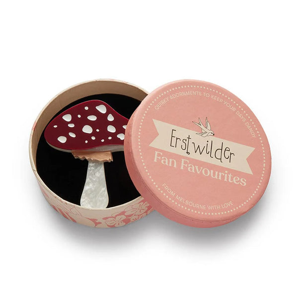 Erstwilder - Well Spotted Mushroom Brooch - Fan Favorites (2022)