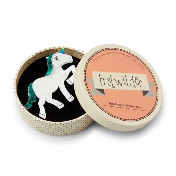 Erstwilder - Ula Unicorn Brooch (Green) - Fan Favorites (2017)