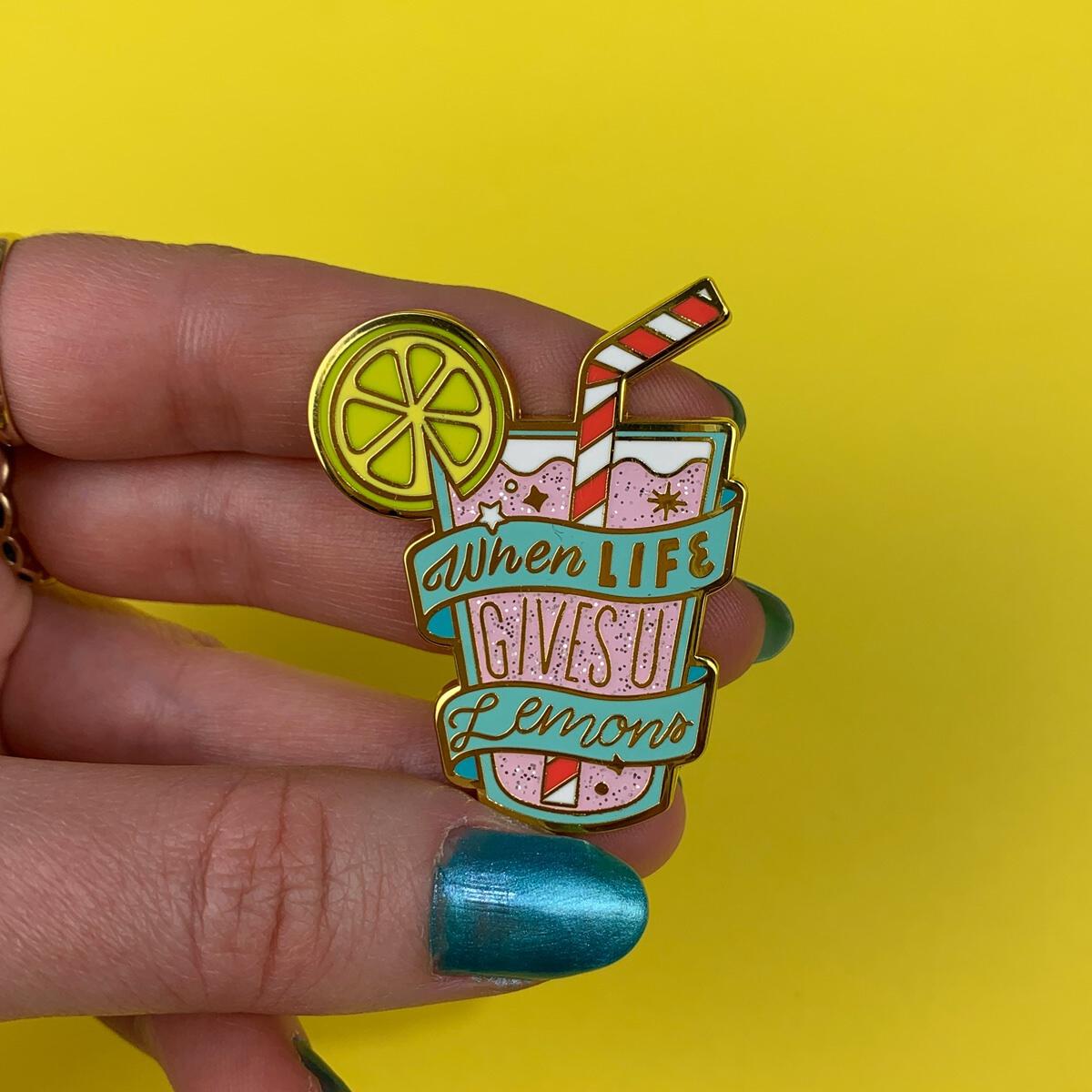 Erstwilder - When Life Gives You Lemons Enamel Pin - Liz Harry