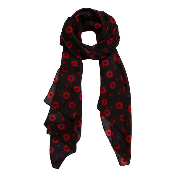 Erstwilder Poppy Field Large Neck Scarf