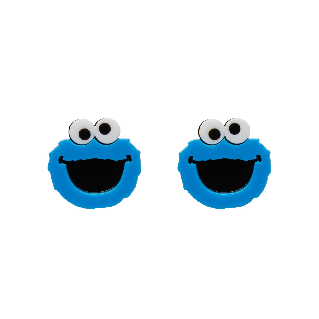 Cookie Monster Earrings - Erstwilder Sesame Street (2019)