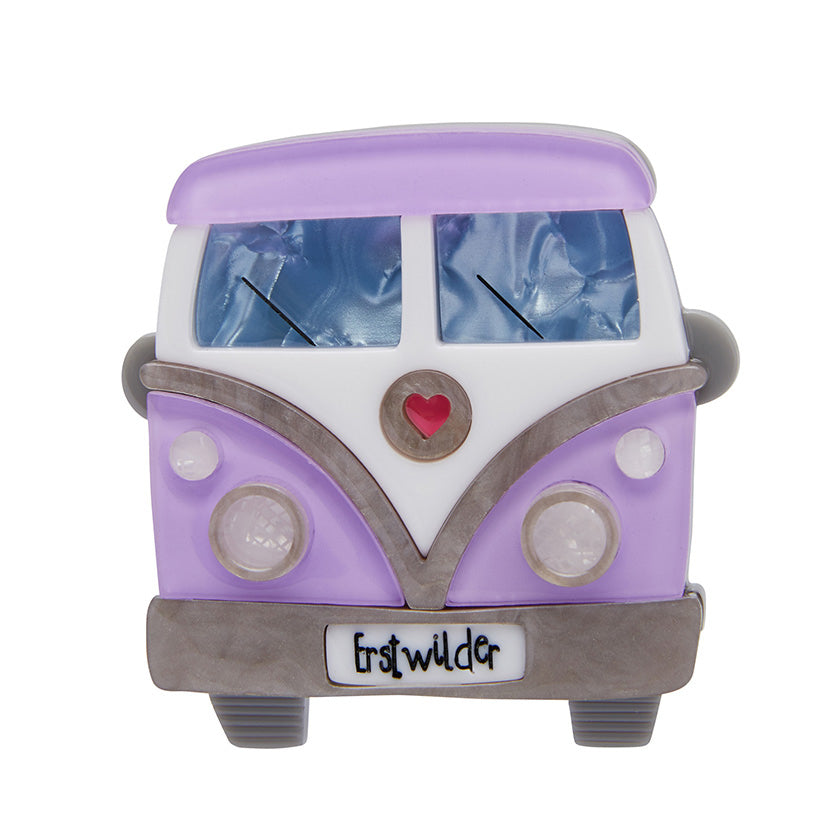 Vagabond Wheels Brooch (Purple) - Erstwilder Fan Favorites (2019)