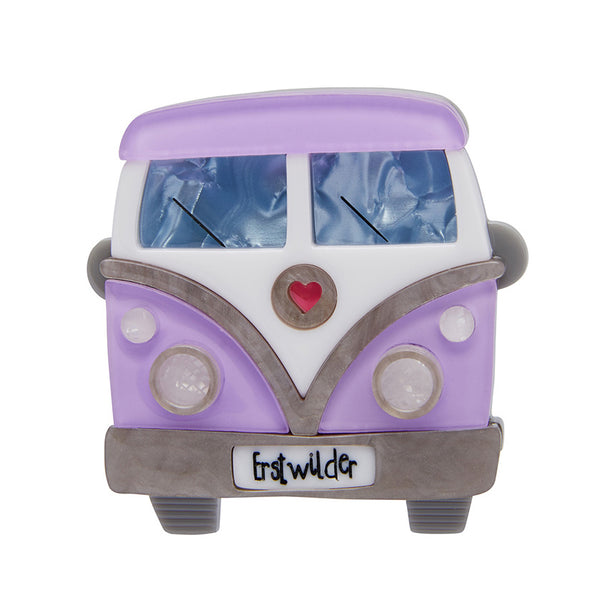 Vagabond Wheels Brooch (Purple) - Erstwilder Fan Favorites (2019)