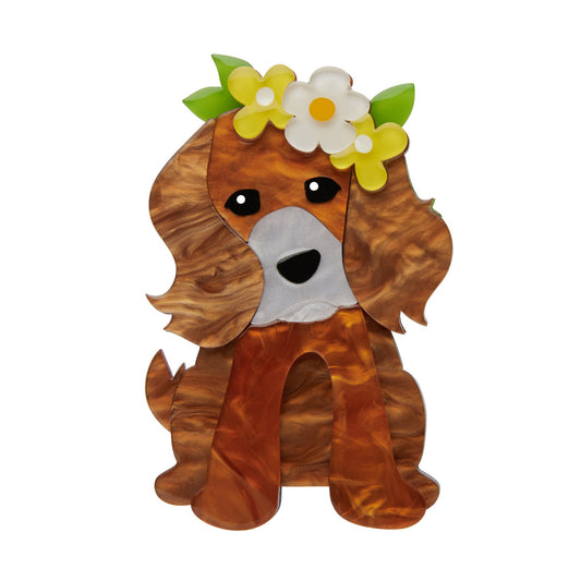 Erstwilder - Puppy Love Brooch - Erstwilder's Exuberant Easter Parade  (2020)