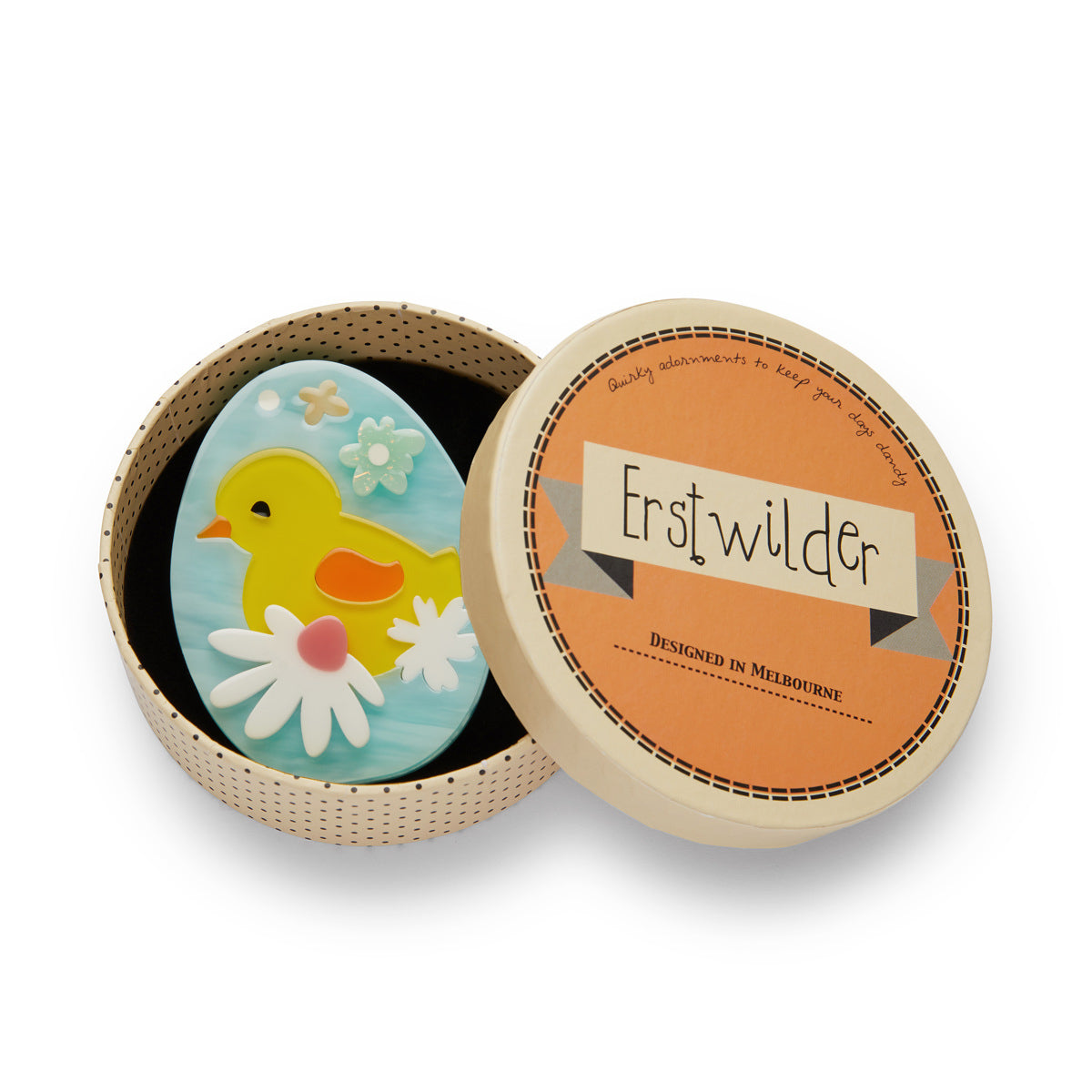 Erstwilder - Baby Bloomer Easter Egg Brooch - Erstwilder's Exuberant Easter Parade (2020)