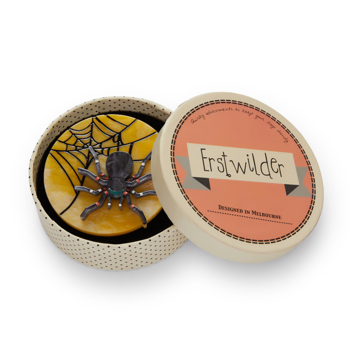 Erstwilder - Itsy Bitsy Spider Brooch - Out of the Shadows (2019)