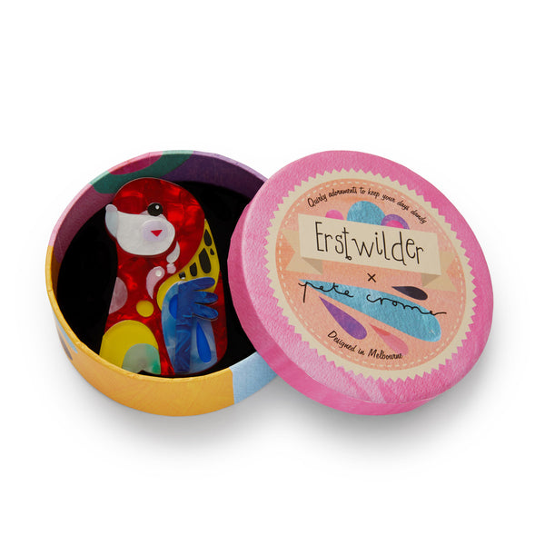 Erstwilder - The Rowdy Rosella Brooch - Pete Cromer (2019)