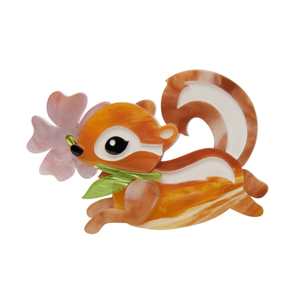 Erstwilder - Chocolate the Chipmunk Brooch - Erstwilder's Exuberant Easter Parade (2020)
