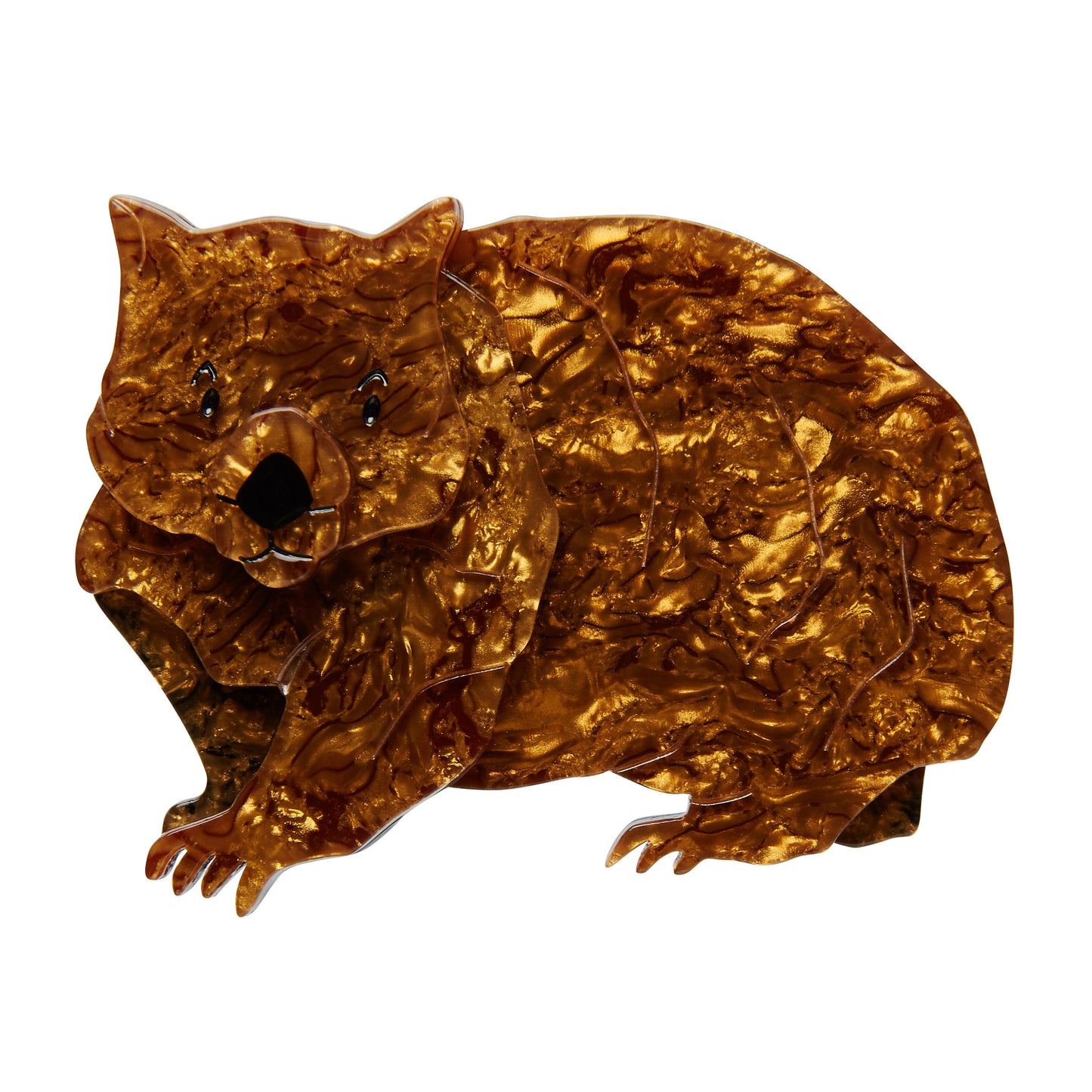 Erstwilder - Pot-Belly Patrick Brooch - Wombat - Austrialiana (2018)