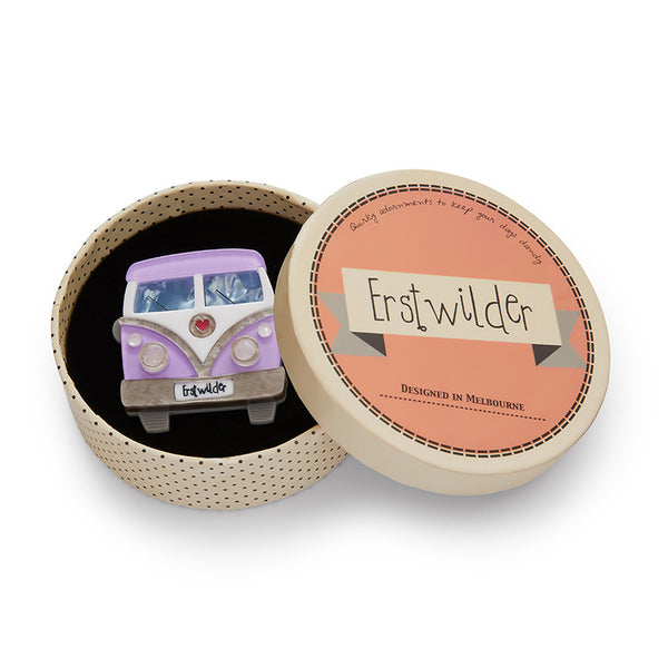 Vagabond Wheels Brooch (Purple) - Erstwilder Fan Favorites (2019)