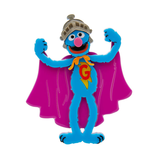 Super Grover Brooch Erstwilder x Sesame Street (Copy)