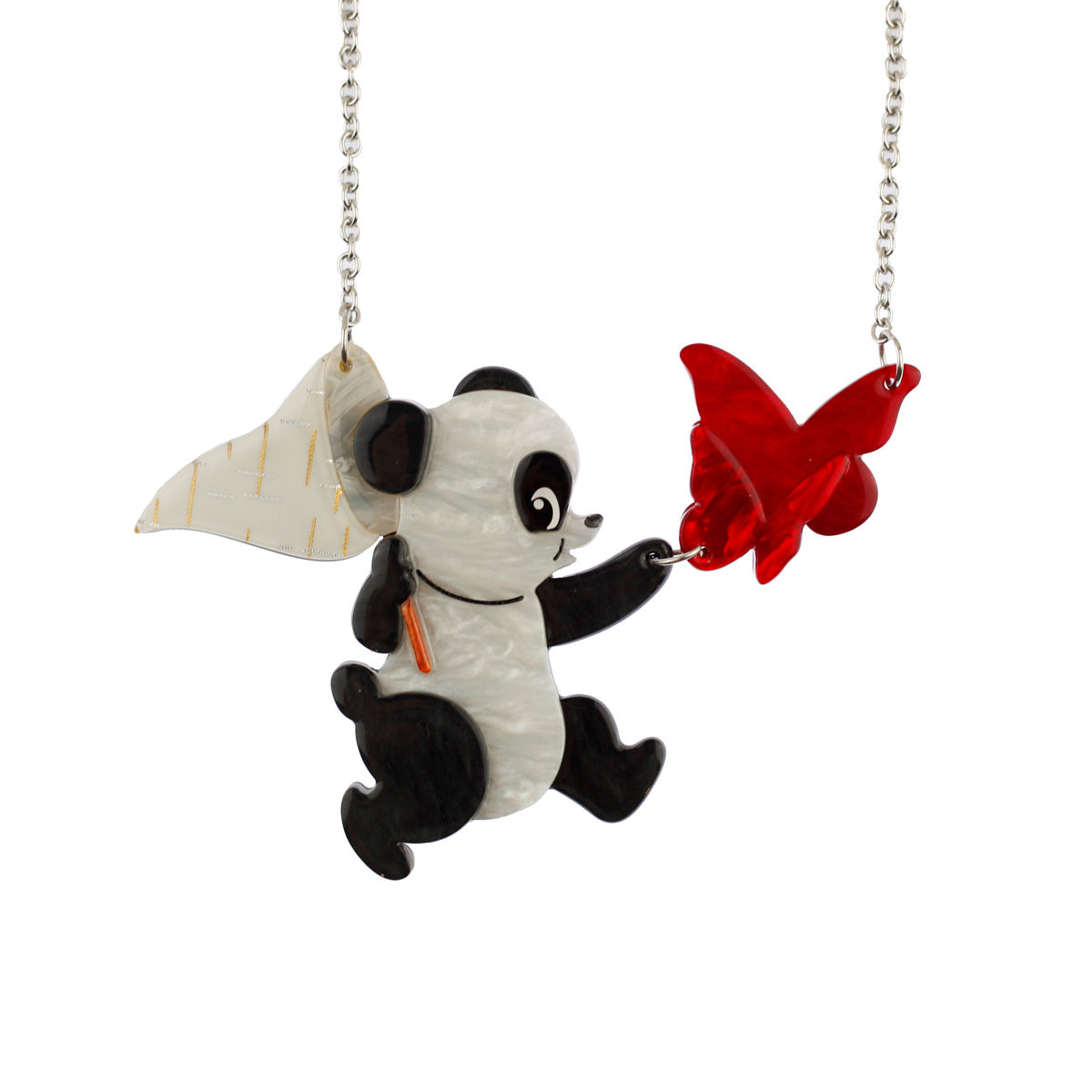 Erstwilder - What A Catch Panda Butterfly Necklace - Valentine’s (2020)