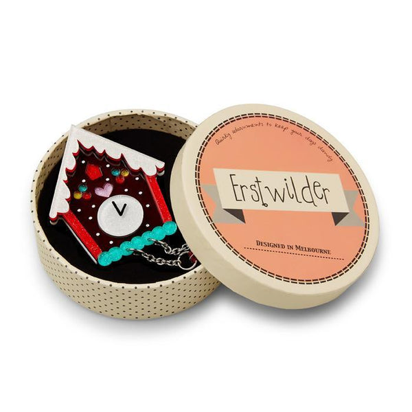 Erstwilder - Past Midnight Cuckoo Clock Brooch - Kitschy Christmas (2017)