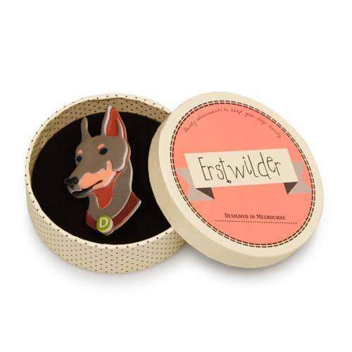 Erstwilder -  Patrick Pinscher Doberman Pinscher Brooch - (2015)