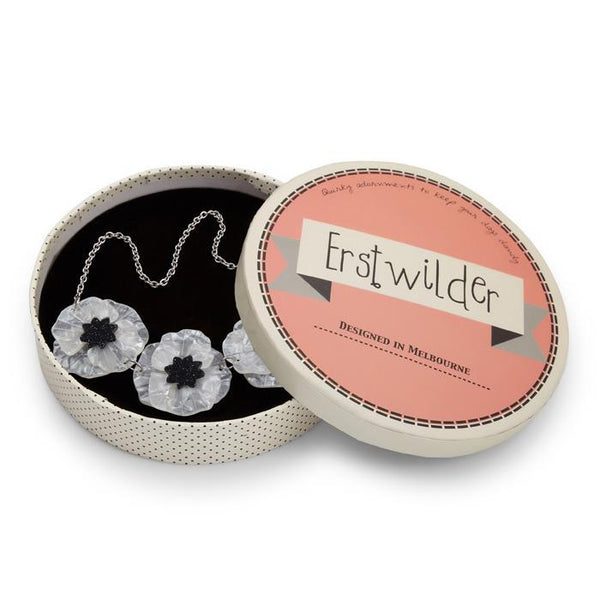 Erstwilder - Poppy Field Necklace (White) - Poppies (2017)
