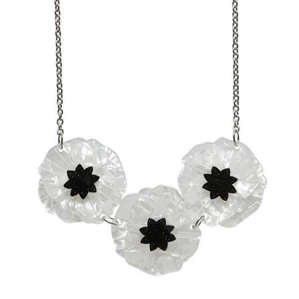 Erstwilder White Poppy Field Necklace - (2017)