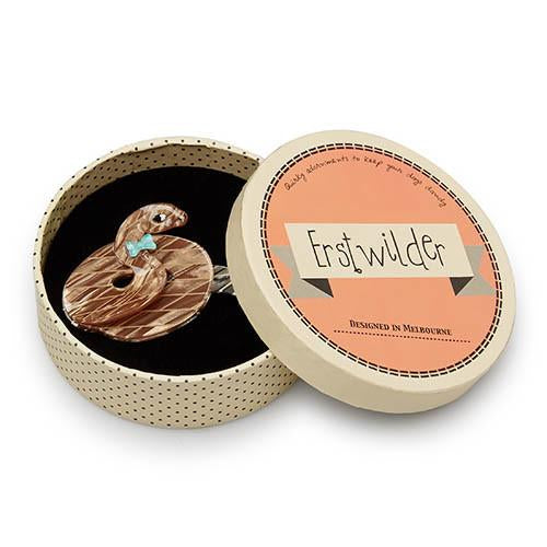 Erstwilder - Theodore the Trim Taipan Snake Brooch - Australiana (2017)