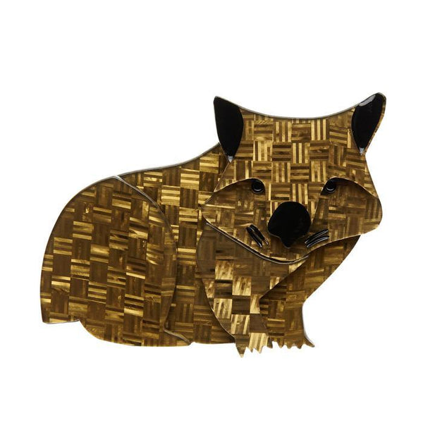 Erstwilder - Wary Warri Wombat Brooch - (2017)