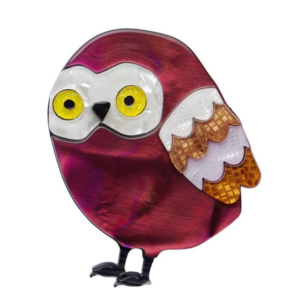 Erstwilder Young Archimedes Owl Brooch (ORIGINAL) - Into The Woods (2017)