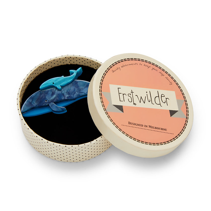 Erstwilder - Benevolent Behemoths Blue Whale Brooch - Endangered Animals (2019)