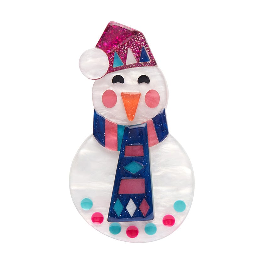 Erstwilder - Stay Frosty Snowman Brooch - Modern Holdiay (2022)