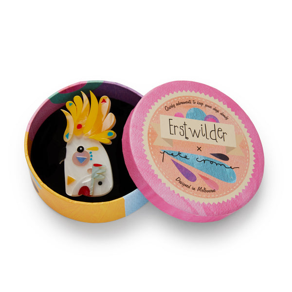 Erstwilder - The Comical Cockatoo Brooch - Pete Cromer (2019)