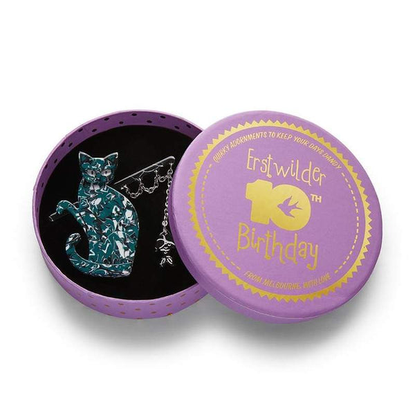 Erstwilder - The Famous Fishing Cat Brooch - 10th Birthday Fan Favorites (2021)