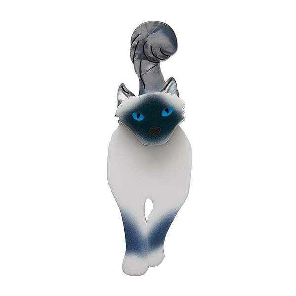 Lena the Blue Eyed Birman Cat Brooch by Erstwilder Fan Favorites (2018)