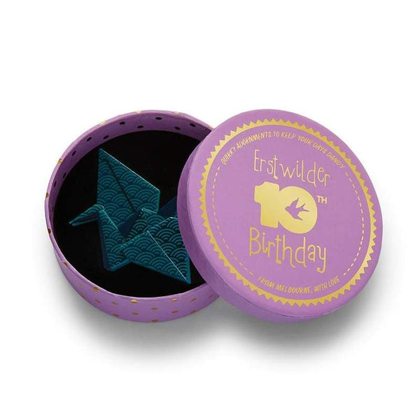 Erstwilder - One in One-Thousand Origami Crane Brooch - 10th Birthday Fan Favorites (2021)