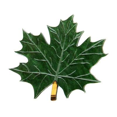 Erstwilder King of Our Forest Green Leaf Brooch - Fan Favorites (2018)