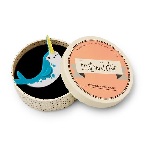 Erstwilder - Nina of the North Narwhal Brooch - Ocean Vibes 2.0 (2018)