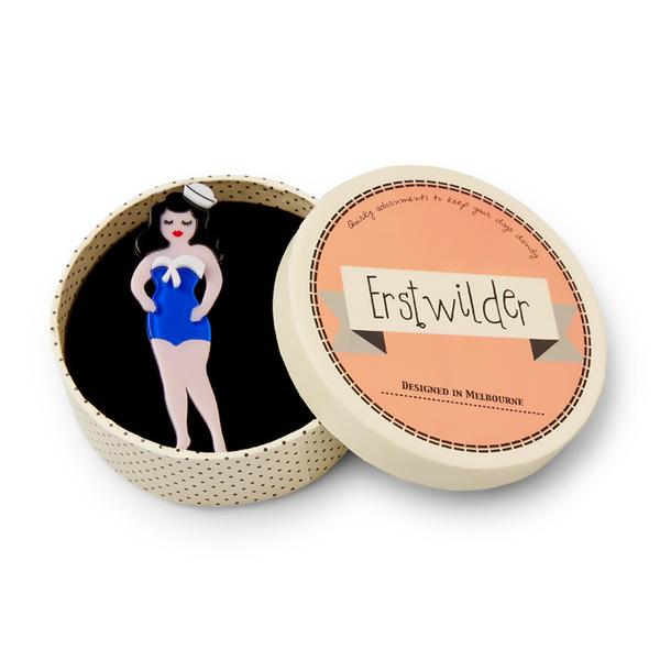 Erstwilder She Sells Sea Shells Brooch