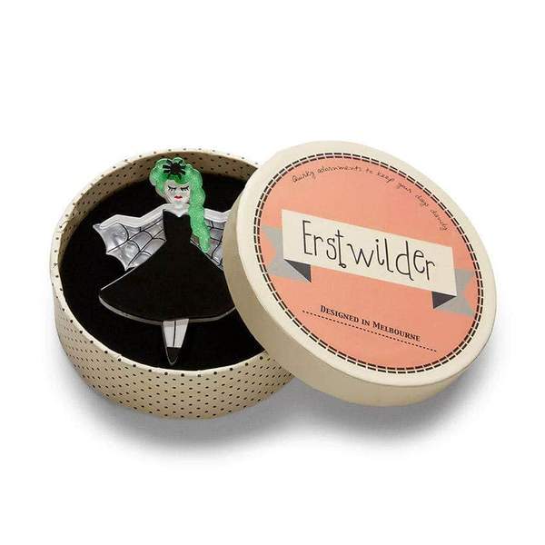 Erstwilder - Kiss of the Spider Woman Brooch - A Haunting We Will Go (2018)