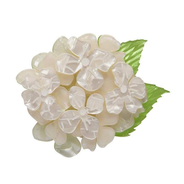 Erstwilder - Heartfelt Hydrangea Brooch (White) - 10th Birthday Fan Favorites (2021)