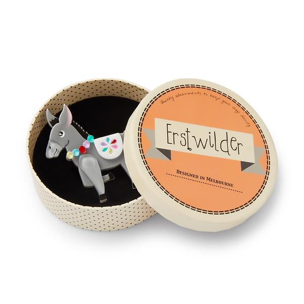 Erstwilder - Brave Burro Donkey Brooch - Spanish Fiesta (2017)