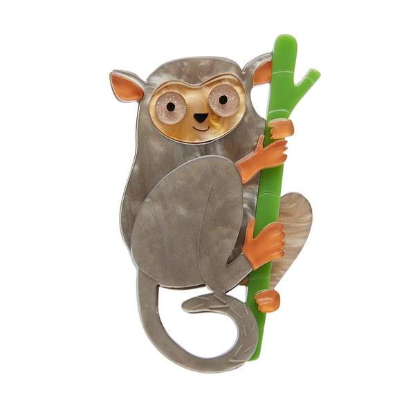 Erstwilder - Eyes Wide Open Tarsier Brooch - Endangered Animals (2019)