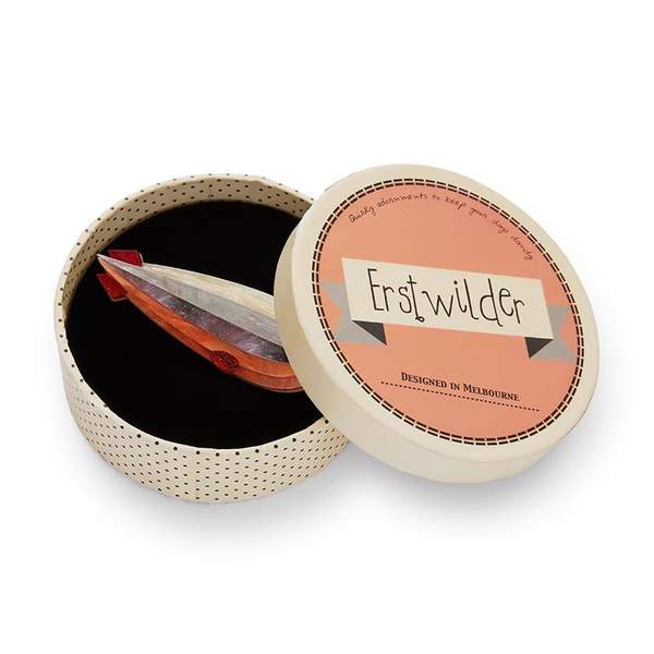 Dirigible Decor Zepplin Brooch by Erstwilder Art Deco (2019)