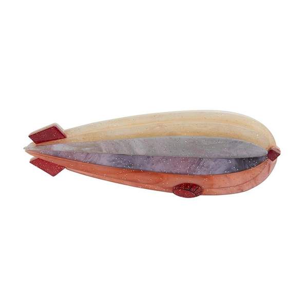 Dirigible Decor Zepplin Brooch by Erstwilder Art Deco (2019)