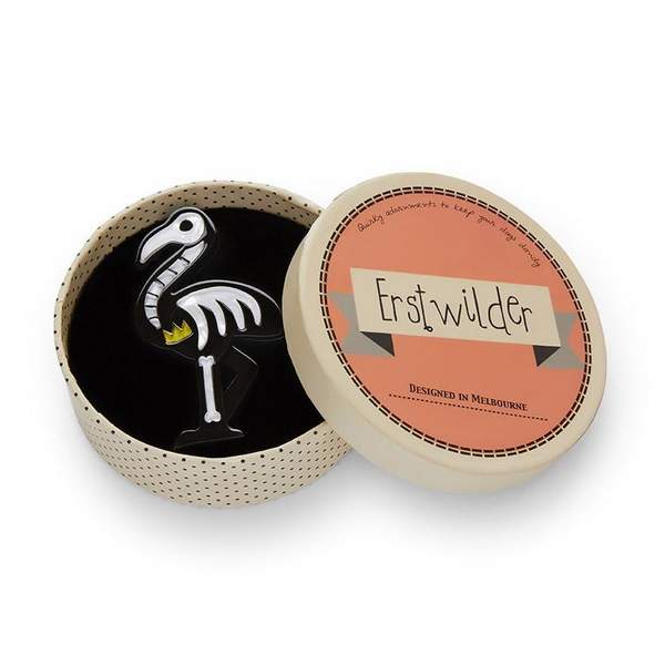 Erstwilder - Franken Flamingo Brooch - Bone Brigade Brooch (2019)