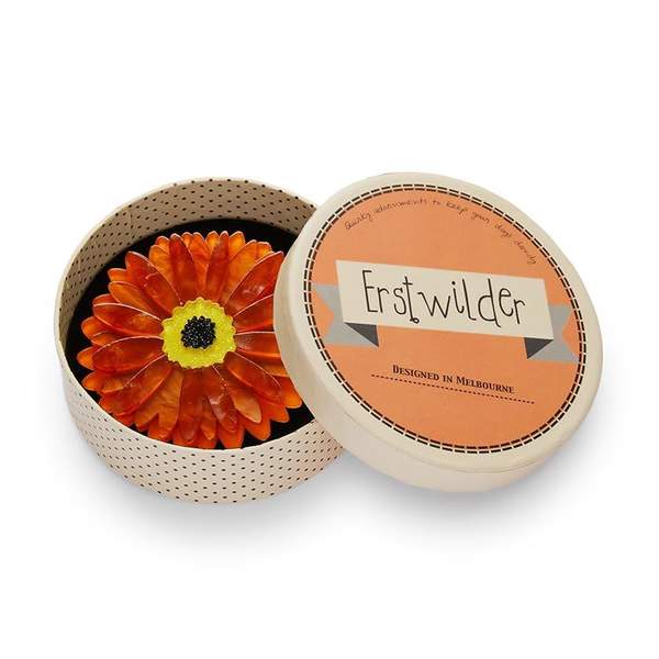 Sunshine of Life Gerbera Brooch by Erstwilder - (2019)