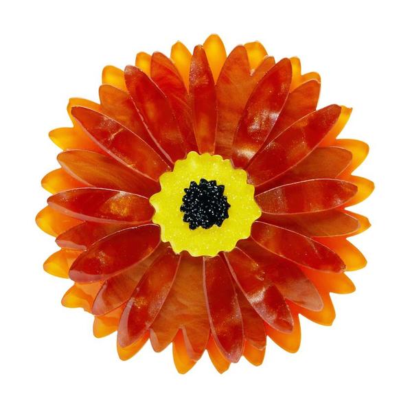 Sunshine of Life Gerbera Brooch by Erstwilder - (2019)